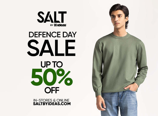 Defence Day Sale 2025 – Up to 50% Off at Salt by Ideas