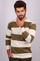 Olive Yarn Dyed T-Shirt FS-YD-TEE-D02-2
