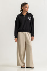 Regular Fit Knitted Zipper