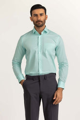 Aqua Green Formal Shirt MN-FS-PD24-014