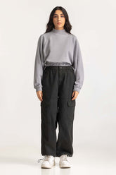 Basic Mock Neck Sweatshirt WM-SWS-WS24-019