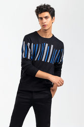 Black-Blue Fashion Sweater FS-SWT-VPN-FD-441-01