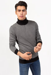 Black-Grey Sweater FS-SWT-VPN-FD-219-01