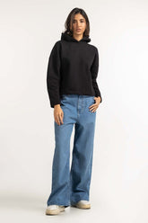 Black Basic Sweatshirt WM-SWS-WS23-005