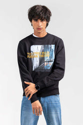 Black Fashion Sweatshirt JKT-MSS-D24-02