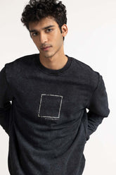 Black Fashion Sweatshirt MN-SWS-WS23-018