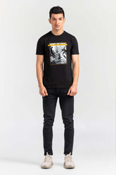 Black Fashion T-shirt JGP-URB-D259-02