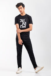 Black Graphic Tee JGP-URB-D260-02