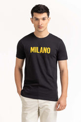 Black Grapic Tee TS-CNSJ23-266