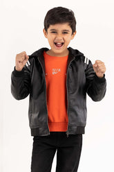 Junior Boy Black Jacket 224-310-020