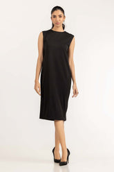 Black Knit Dress 231-214-112