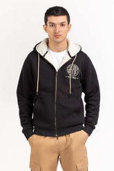 Black Knitted Jacket JKT-KNTHZ22-047