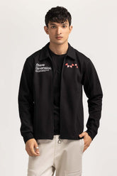 Black Knitted Zipper MN-KNZ-WS23-007