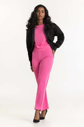 Black Cropped Jacket 224-210-004