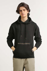 Black Pullover Hoodie MN-POH-WS23-011