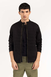 Black Quilted Gilet JKT-KNTMNZ22-028