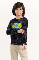 Junior Boy Black Sweatshirt 224 -312-057