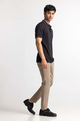 Black Tipped Polo PS-FSHN24-042