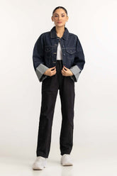 Blue Basic Denim Jacket WS-JKT-WS23-132