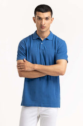 Blue Basic Polo PS-SIGPK23-243