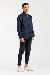 Blue Casual Shirt Denim M-DNM-S-003 CS