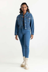 Blue Denim Jacket 224-210-034