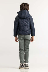 Blue Puffer Jacket TB-JKT-WS23-003