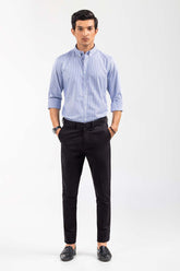 Blue White Striped Smart Casual Shirt CM-YD-2893 SC