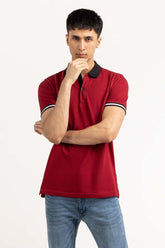 Bordo Basic Polo PS-FPK23-193