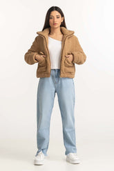 Brown Basic Jacket WM-JKT23-048