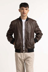 Brown Fashion Jacket MN-JKT-WS23-070