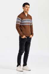 Brown Fashion Sweater FS-SWT-FD-400-01