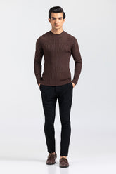 Brown Fashion Sweater FS-SWT-VPN-FD-404-01