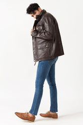 Brown Jacket - JKT-LETH-D18-01