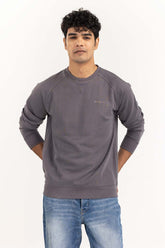 Charcoal Basic Sweat Shirt SWS-B22-004