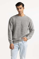 Charcoal Basic Sweater MN-SWT-WS23-018