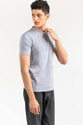 Charcoal Basic T-Shirt JCN-SIG-D049
