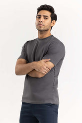 Charcoal Basic Tee LW-TS22-006