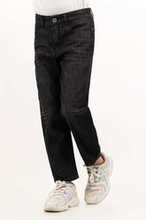 Junior Girl Charcoal Denim Jeans 224-421-010