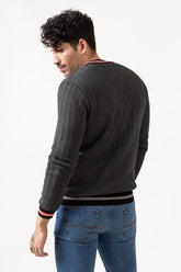 Charcoal Fashion Sweater - FS-SWT-FD-155-01