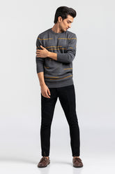 Charcoal Fashion Sweater FS-SWT-VPN-FD-448-01