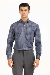 Charcoal Yarn Dyed Dress Shirt FS-YD23-004