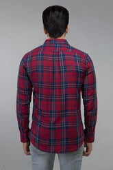 Navy & White Casual Shirt CM-YD-2315 CS