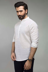 White Dobby Casual Shirt CM-YD-2517 CS