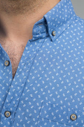 Blue Casual Shirt CM-YD-2580