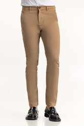 Coffe Brown Basic Dyed Khaki Pant TR-KHPD22-050