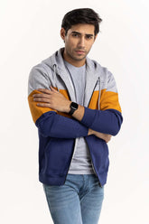 Color Block ZipUp Hoddie JKT-KNTHZ22-045