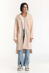 Cream Long Hoodie 224-212-069