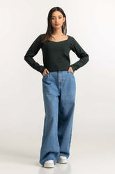 Dark Green Basic Top WM-KTP-WS23-205