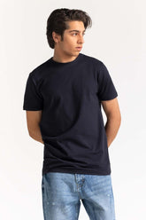 Dark Navy Basic Muscle Tee TS-CNSJ24-028